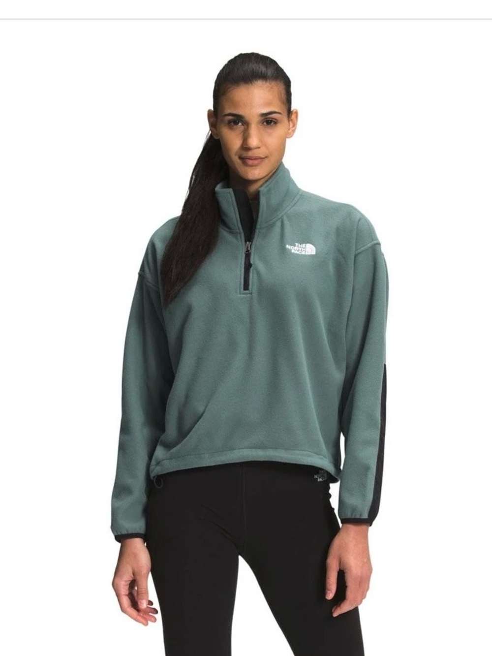 The North Face Women’s TKA Kataka 1/4 Zip Fleece Relaxed Fit Sz Large EUC